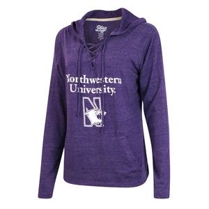 Northwestern University Long Sleeve Hoodie Tee